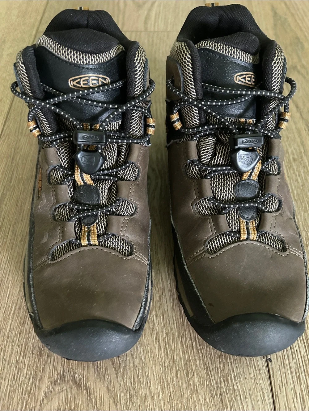 Keen Kids Brown and Black Trail Boots